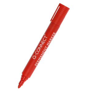Flomaster permanentni Q-Connect okrugli vrh 2-3 mm crveni
