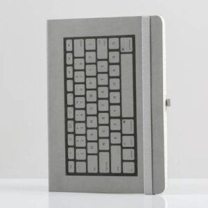 Notebook Tipkovnica meki uvez sivi