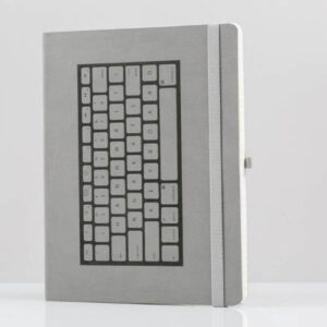 Notebook A4 Tipkovnica meki uvez sivi