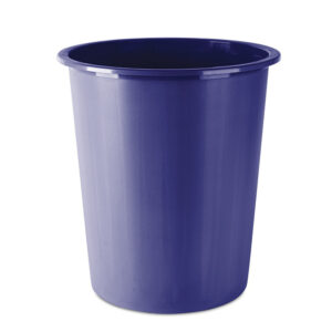 Koš za papir, PP, pune strane,  14L, plavi