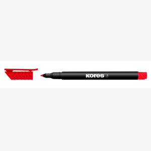 Flomaster Kores,  permanent  marker OHP, KOR22107, 1 mm, crveni