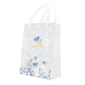 Vrećica ukrasna Spree art.75331, 25 X 8,5 X 33cm, mat, PP, Blue flowers