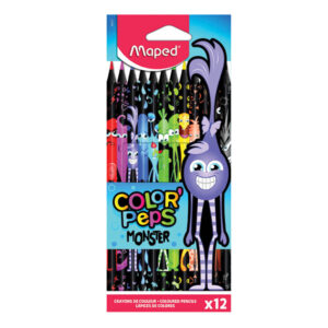 Bojice bezdrvne Maped Color'Peps Monster trobridne 12/1 MAP862612