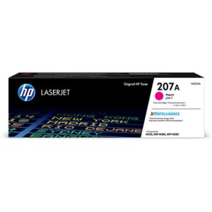 Toner HP207A W2213A Magenta za pisač HP CLJ PRO M255dw;MFP M282nw;MFP M283fdn;M283fdw, mogućnost ispisa do 1250 stranica pri 5% pokrivenosti tonerom po jednoj A4 stranici