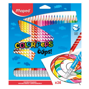 Bojice bezdrvne Maped Color'Peps Oops s gumicom trobridne 24/1