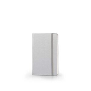 Notes A6 Toto mini s gumicom, srebrni