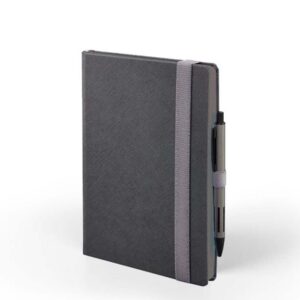 Notes A5 Texture colore s gumicom, sivi