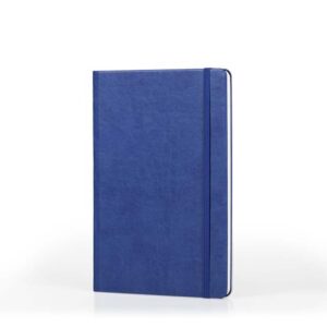 Notes A5 Modest s gumicom, royal plavi