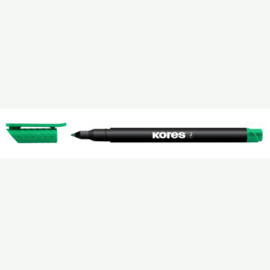 Flomaster Kores, permanent marker OHP, KOR22105, 1 mm, zeleni