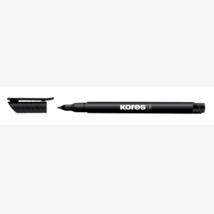 Flomaster Kores, permanent  marker OHP, KOR22100, 1 mm, crni