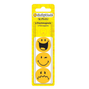Magneti 30 mm 6/1 Smileys Herlitz