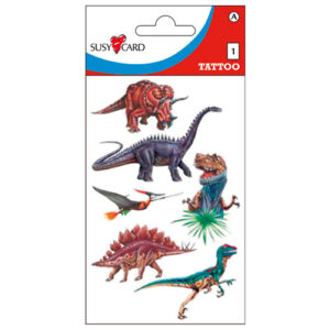 Naljepnice Tattoo Dinosauri, 1 list,  Herlitz