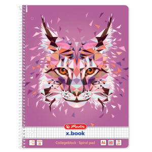 Blok kolegij A4 80 listova karo Wild Animals Ris, Herlitz