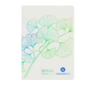 Notes A6 32 lista diktando, GREENline, Herlitz, ginkgo