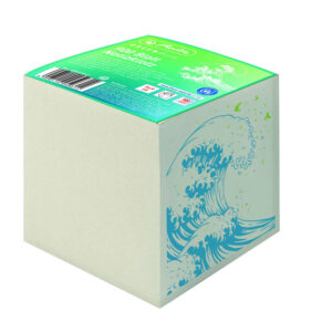 Papir za kocku 9x9x9 cm, 900 listića u boji, ljepljeni, GREENline, Herlitz