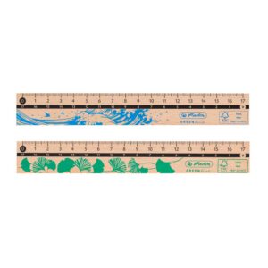 Ravnalo 17 cm GREENline, Herlitz, drveno