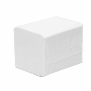 Papir toaletni u listićima 21x11 cm, 250/1, V preklop, 2-sl, bijeli, 100% celuloza, gramatura papira 2x16 g/m2