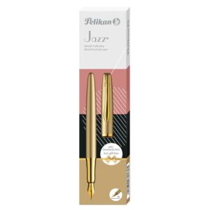 Nalivpero Pelikan, Jazz Noble Elegance, zlatno, u poklon kutiji