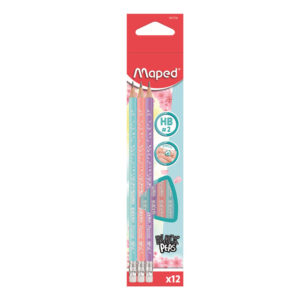 Grafitna olovka Maped Pastel HB s gumicom 12/1 MAP851730