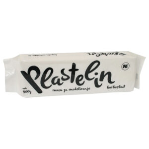 Plastelin Karboplast 500 grama bijeli
