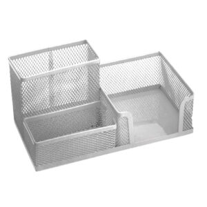Organizer stolni 3U1 , žica,  srebrni, dimenzije 20x10x10cm