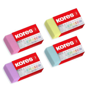 Gumica za brisanje Kores KE-30 Pastel, sortirane boje