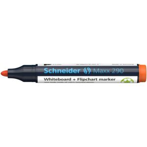 Flomaster Schneider, marker za bijelu ploču, Maxx 290, 2-3 mm, narančasti
