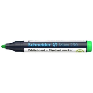 Flomaster Schneider, marker za bijelu ploču, Maxx 290, 2-3 mm, svjetlozeleni
