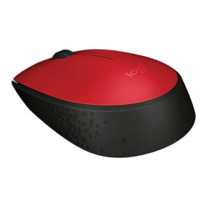 Miš Logitech M171, USB, bežični, crveni