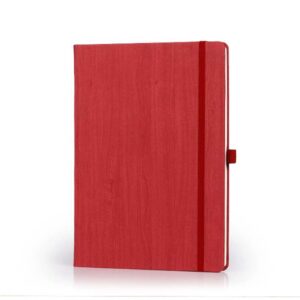 Notes B5 Woody maxi s gumicom, crveni