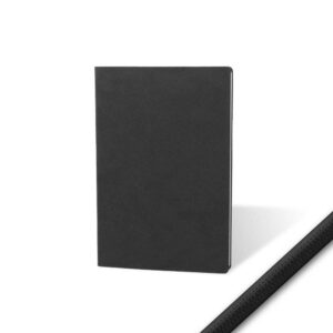 Notes A5 Nubuck eco, crni