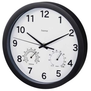 Sat zidni Pure plus, crni, 186342