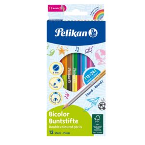 Bojice drvene Pelikan duo  12/1 24 boje