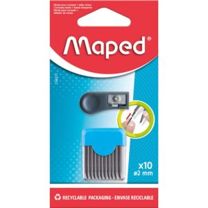 Mine za šestar + šiljilo Maped, blister
