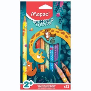 Bojice bezdrvne Maped Jungle Fever Jumbo 12/1