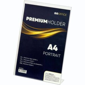 Nosač obavijesti L - okomiti A4 GO OFFICE 211x65x295 mm