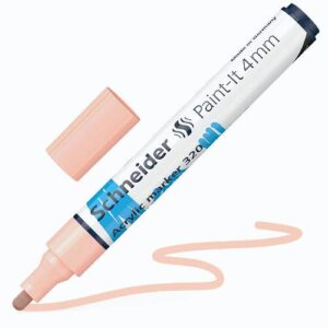 Flomaster Schneider, akrilni marker, Paint-It 340, 4 mm, apricot