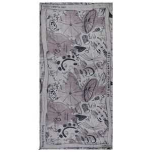 Šal marama Anekke FW23 PALETTE Gray, dimenzije 186x90cm, 37700-104