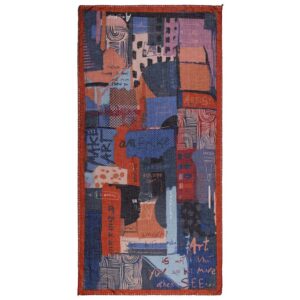Šal marama Anekke FW23 KYOMU Blue, dimenzije 186x90cm, 37800-105