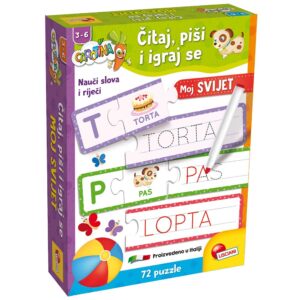 Igra slagalica Čitaj piši i igraj se Carotina 3-6god.