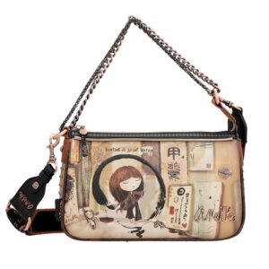 Torba fashion Anekke FW23 SHOEN BLACK S, dimenzije 24x14x5 cm, 37712-145