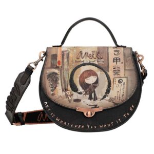 Torba fashion Anekke FW23 SHOEN BLACK S, dimenzije 24x20x12 cm, 37713-280