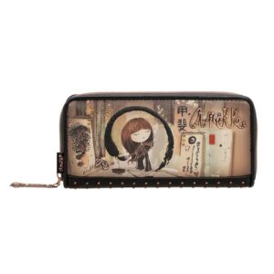 Novčanik fashion Anekke FW23 SHOEN BLACK, dimenzije 21x10x3 cm, 37719-915