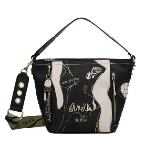 Torba fashion Anekke FW23 crna NATURE SHODO S, dimenzije 18x22x15 cm, 37771-284