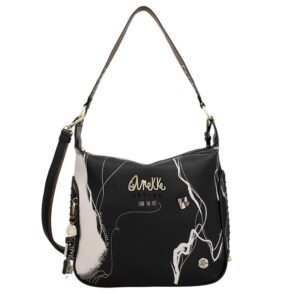 Torba fashion Anekke FW23 crna NATURE SHODO M, dimenzije 29x26x12 cm, 37772-136