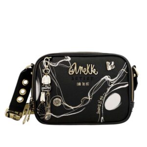 Torba fashion Anekke FW23 crna  NATURE SHODO S, dimenzije 23x16x8 cm, 37773-183