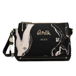 Torba fashion Anekke FW23 crna  NATURE SHODO M, dimenzije 28x20x9 cm, 37773-184