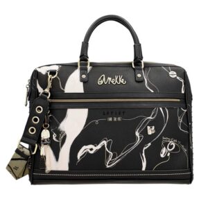 Torba poslovna Anekke FW23 crna NATURE SHODO, dimenzije 41x31x10 cm, 37776-112
