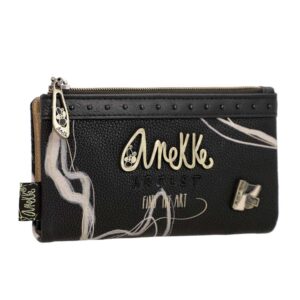 Novčanik fashion Anekke FW23 crni SHOEN BRUSH, dimenzije 12x9x3 cm, 37779-907