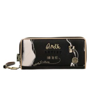 Novčanik fashion Anekke FW23 crni NATURE SHODO, dimenzije 14x10x2 cm, 37779-908
